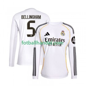 Herre Fotballdrakter Real Madrid Jude Bellingham 5 Hjemme 2025-26 Langermet
